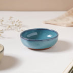Glazed Ceramic Blue Dip Bowl 50 ml Nestasia