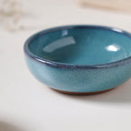Glazed Ceramic Blue Dip Bowl 50 ml Nestasia