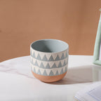 Chevron Pottery Vase Nestasia