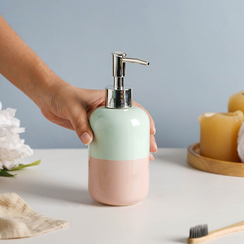 Pastel Ceramic Soap Dispenser 350 ml Nestasia