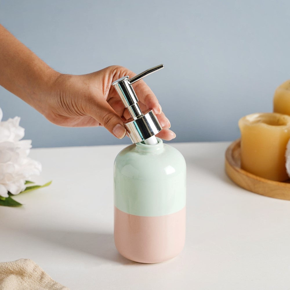 Pastel Ceramic Soap Dispenser 350 ml Nestasia