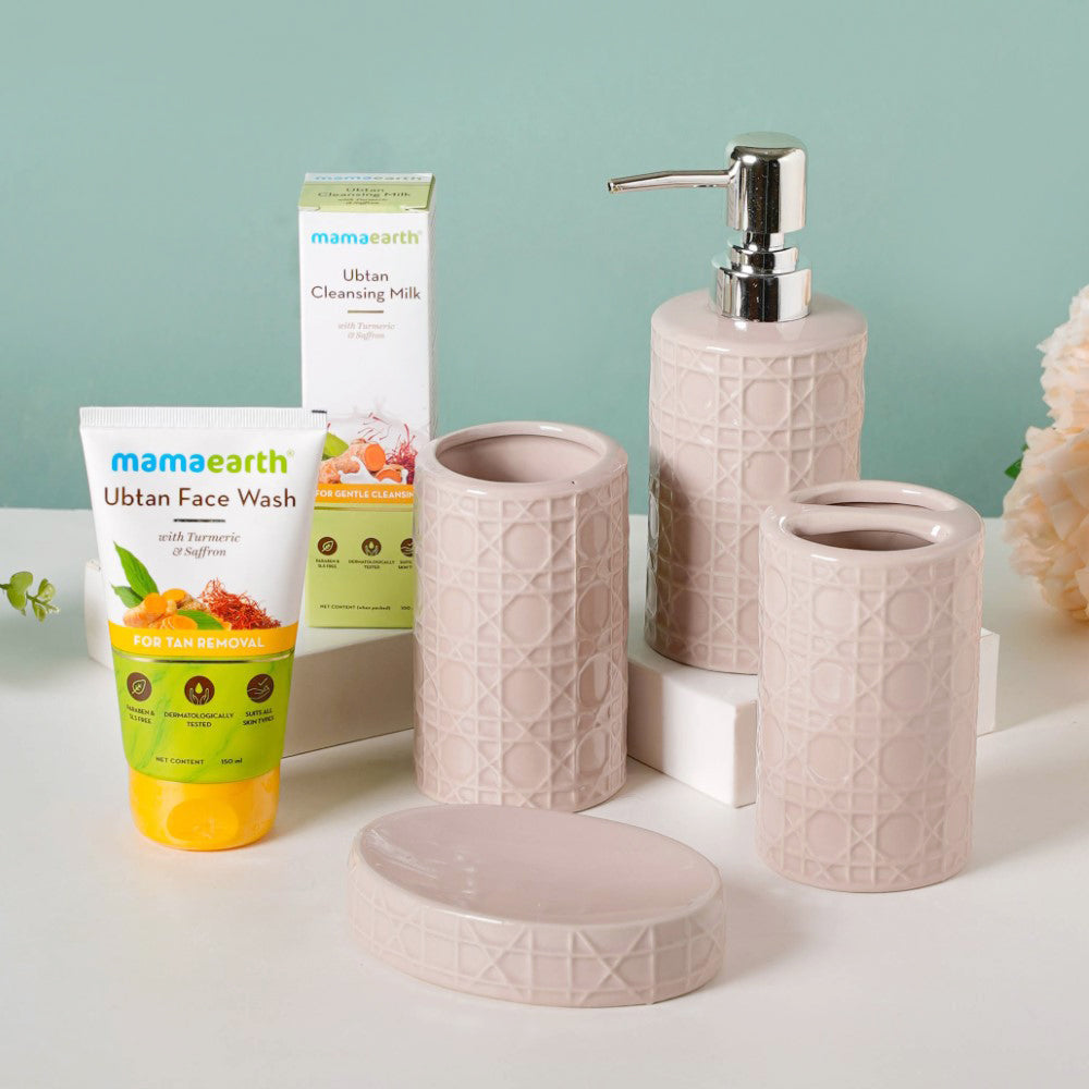 Relax O'clock Bathroom Essentials Gift Hamper Set Of 3 Nestasia