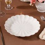 Ocean Ceramic Dinner Plate White 10 Inch Nestasia