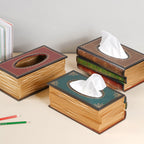 Stacked Books Tissue Box Nestasia