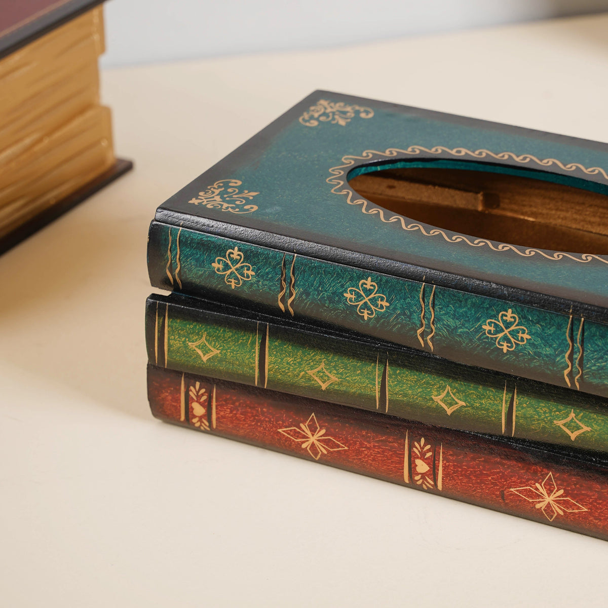 Stacked Books Tissue Box Nestasia
