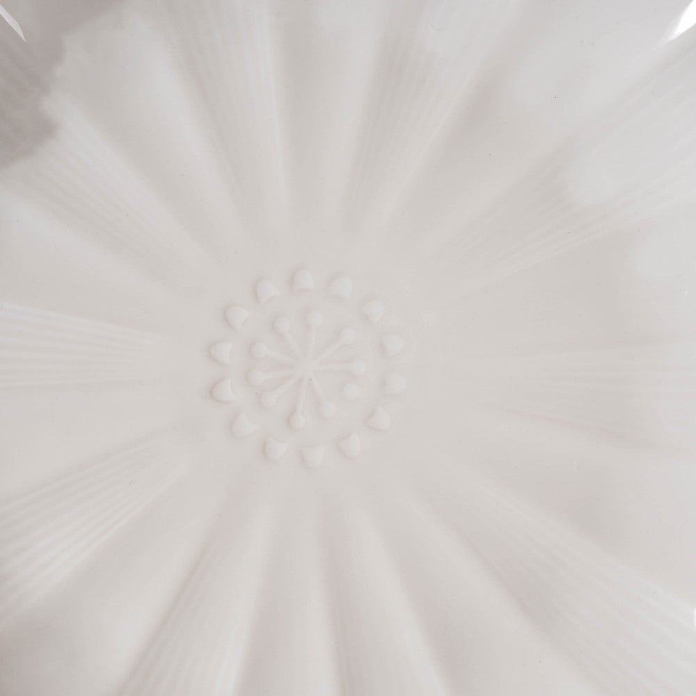 Ocean Ceramic Dinner Plate White 10 Inch Nestasia