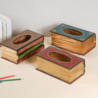 Stacked Books Tissue Box Nestasia