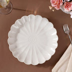 Ocean Ceramic Dinner Plate White 10 Inch Nestasia