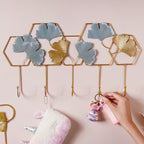 Gold and Blue Wall Mount Hanger Nestasia