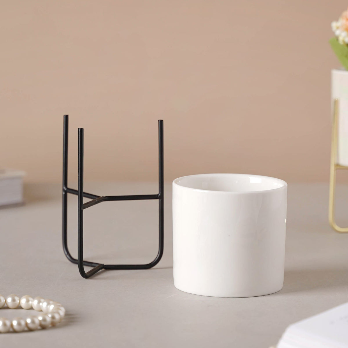 Indoor Porcelain Planters Medium Nestasia