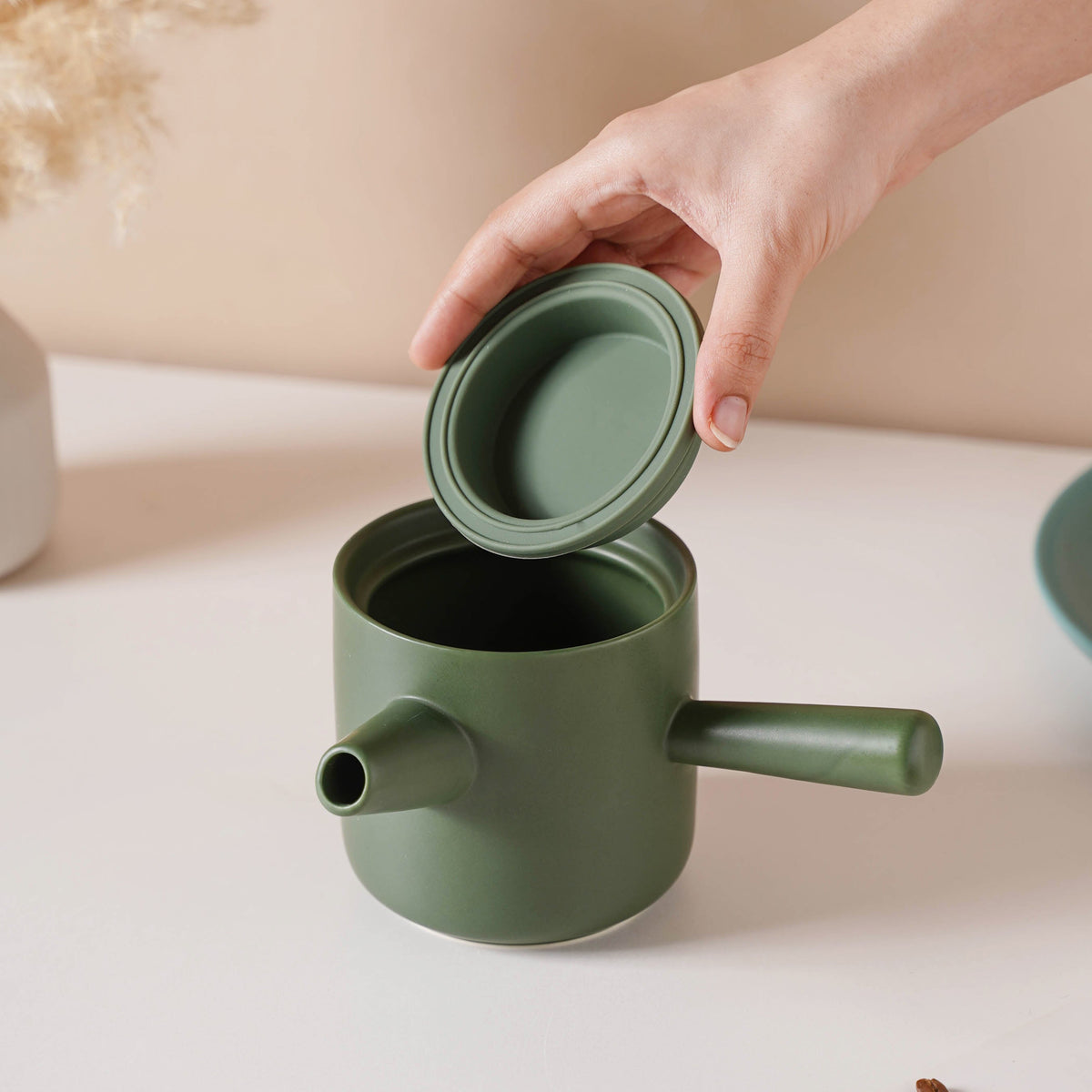 Pour Over Coffee Pot Set Green 400 ml Nestasia