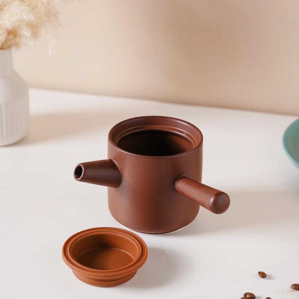 Pour Over Coffee Pot Set Brown 400 ml Nestasia