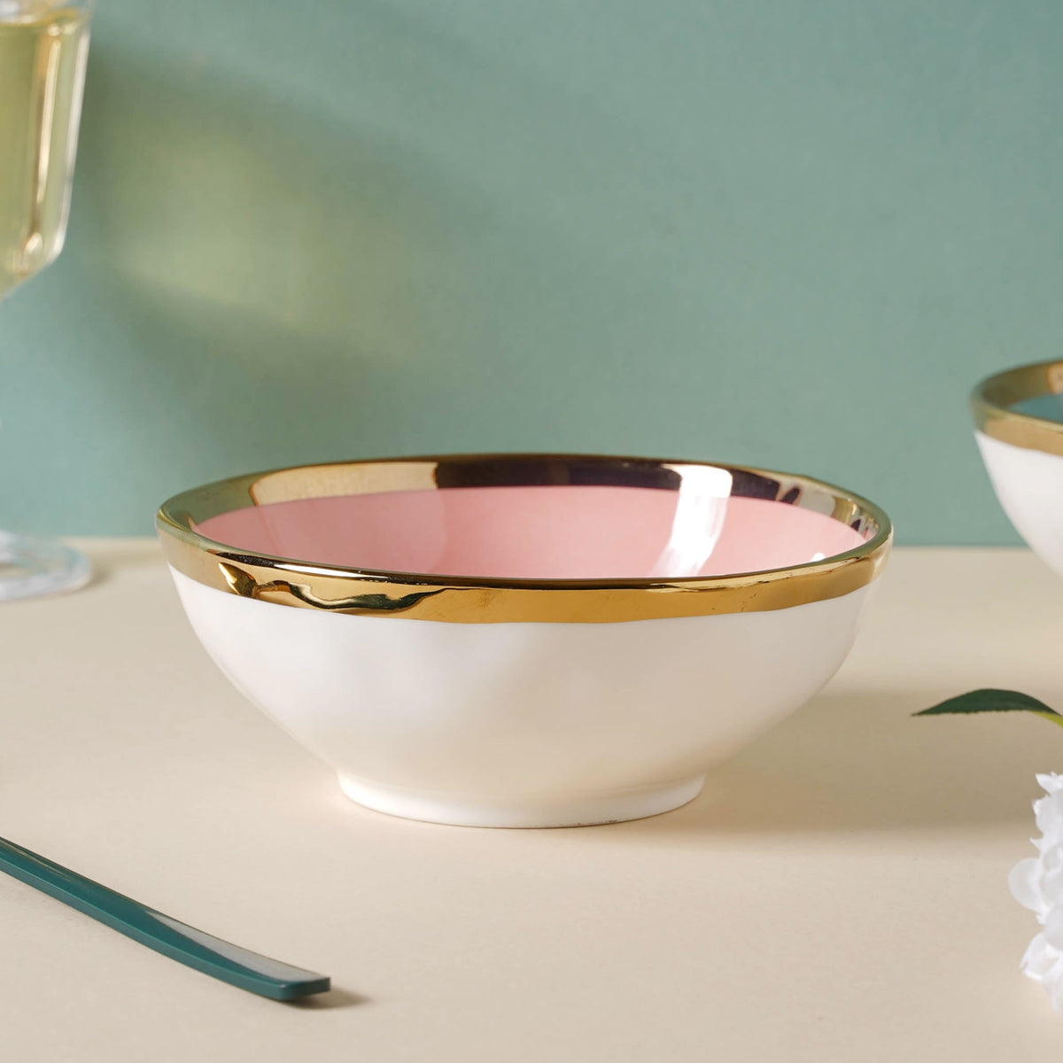 Pink Ombre 21 Piece Dinner Set For 6 Nestasia