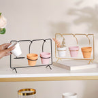 Rectangular Metal Stand Planter Nestasia