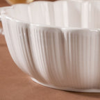 Ocean Serving Bowl with Handle White 600ml Nestasia