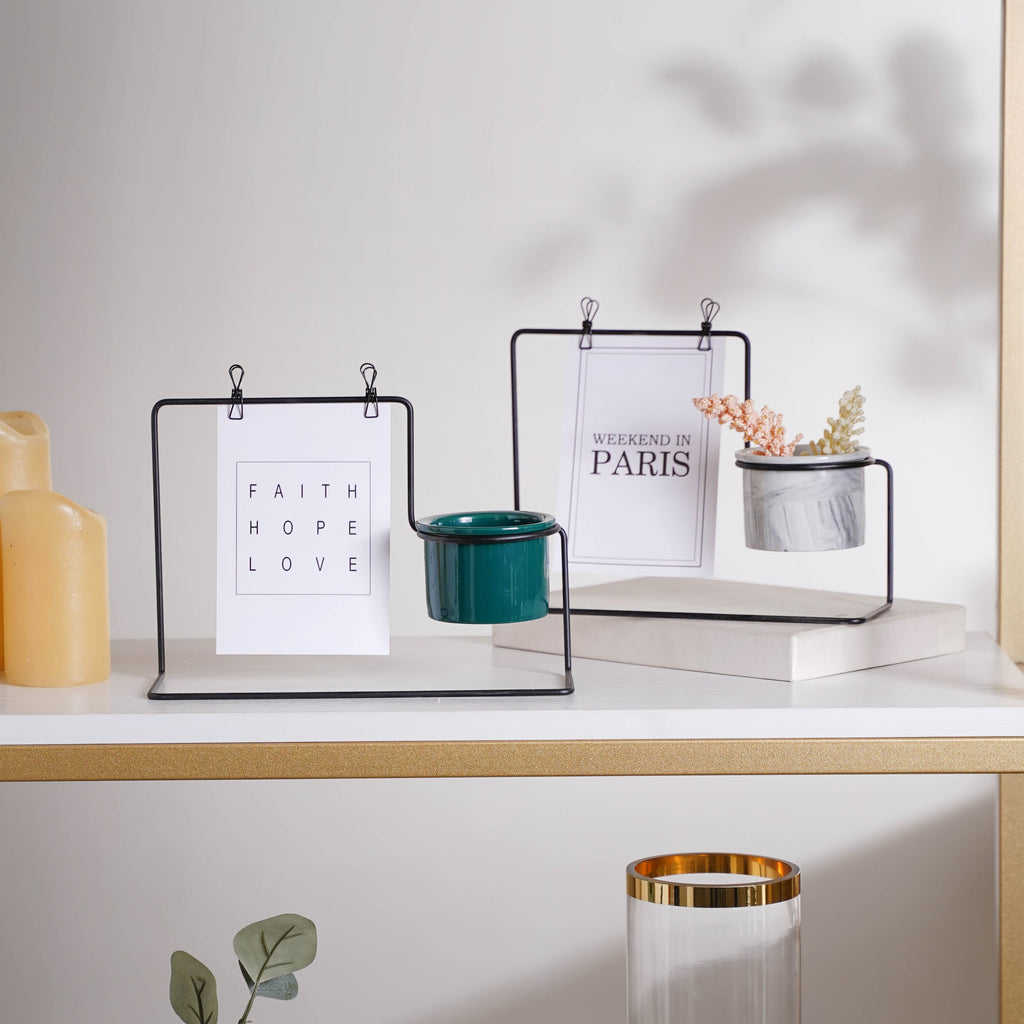 Decorative Stand Clay Pot Nestasia
