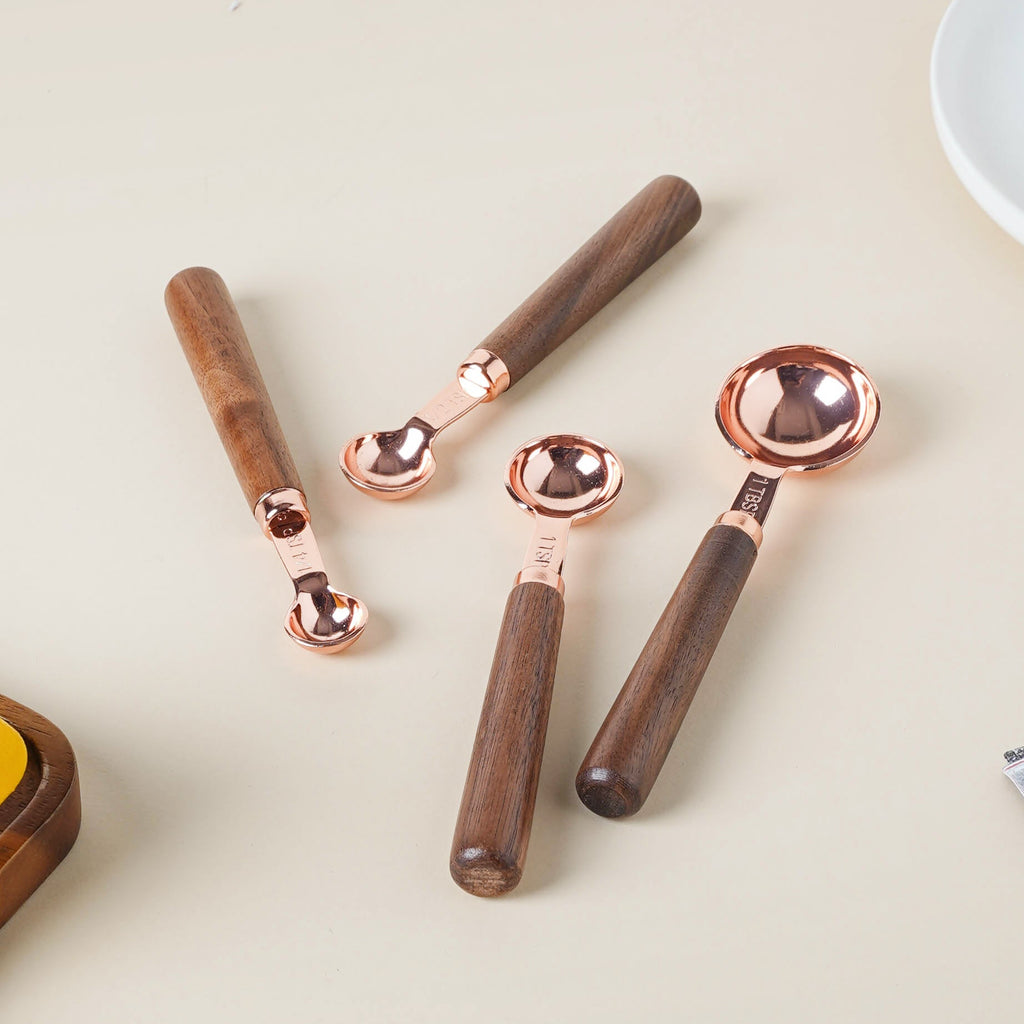 Gold Measuring Spoon Set Nestasia