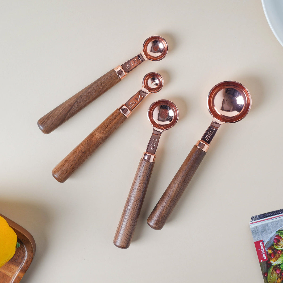 Gold Measuring Spoon Set Nestasia
