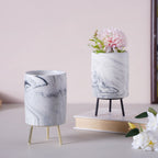 Marble Ceramic Indoor Planter- Large Nestasia