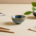 Sapphire Glazed Ceramic Dip Bowl Blue 50 ml Nestasia