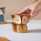 Foxy Ceramic Planter Brown Nestasia