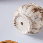 Cinzia Marble Patterned Planter With Coaster Nestasia