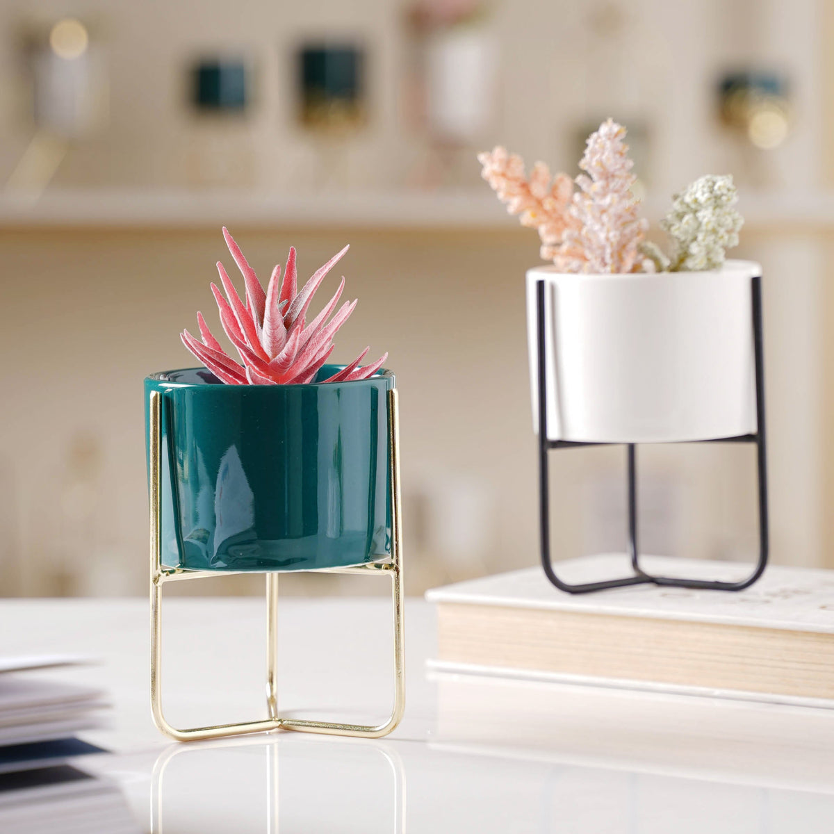 Porcelain Succulent Planters-Small Nestasia