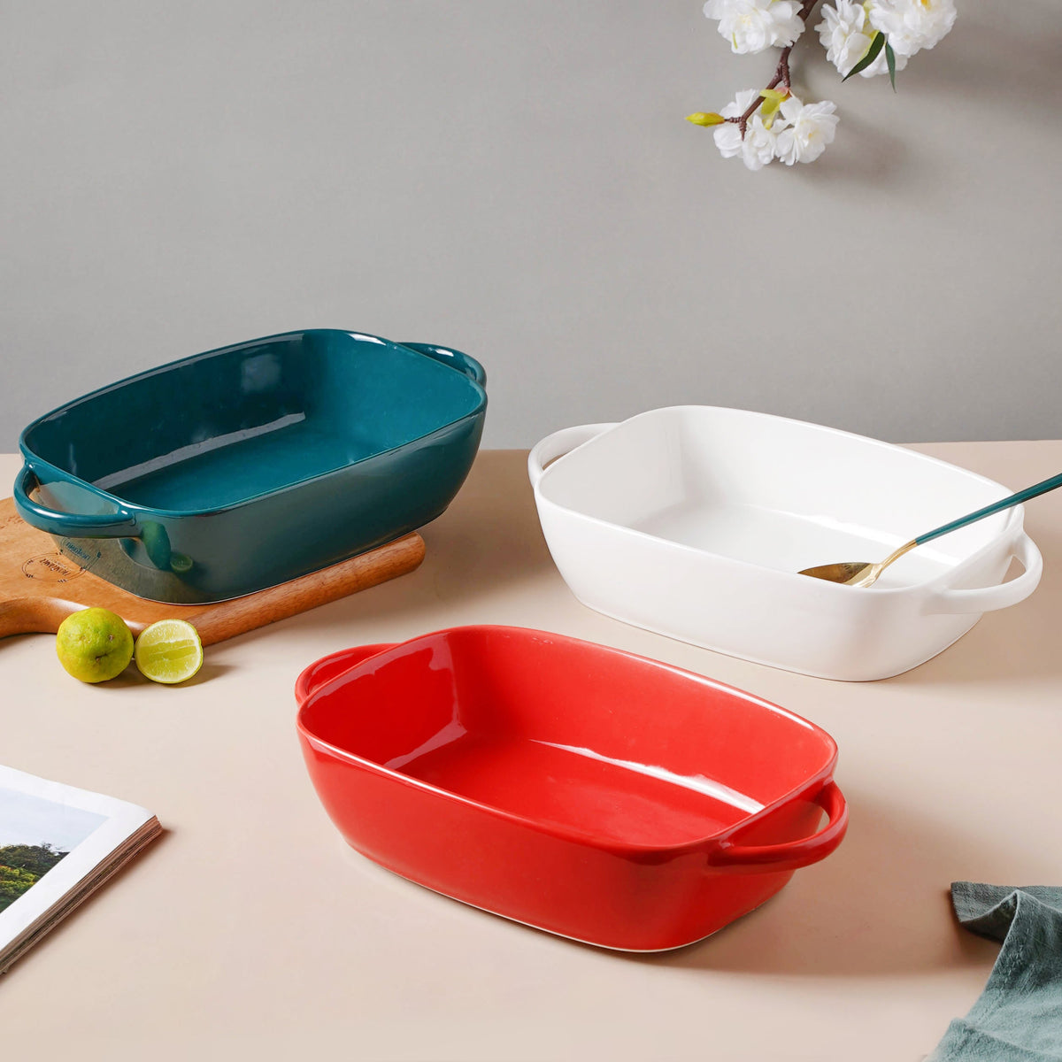 Toujours Baking Dish With Handle Nestasia