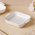 Serena Lily White Ceramic Baking Plate Small Nestasia