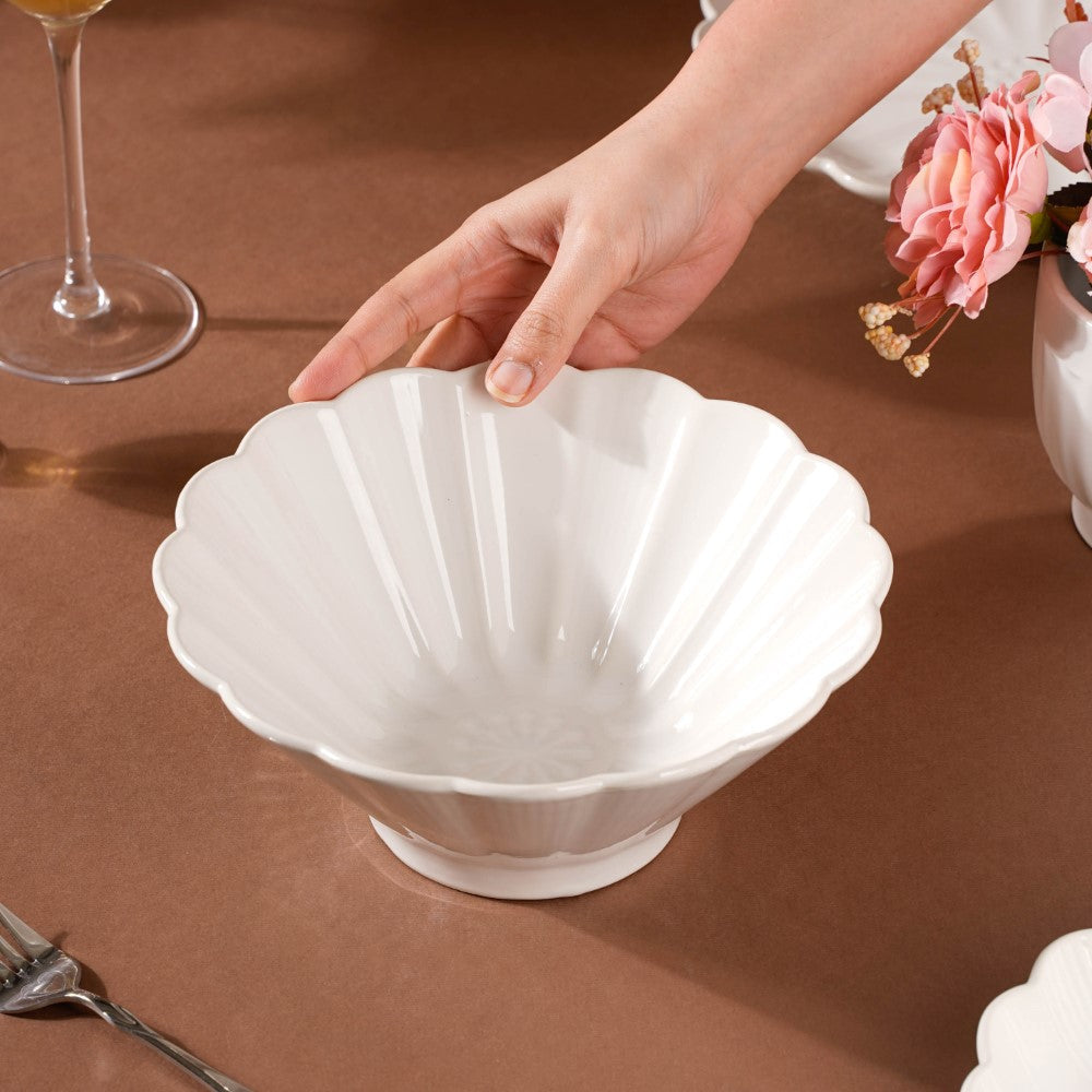Ocean Ramen Bowl White Large 1L Nestasia