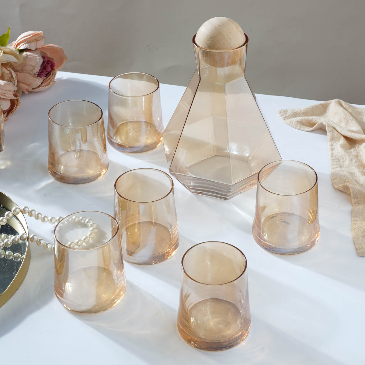 Amber Drinkware Set Nestasia