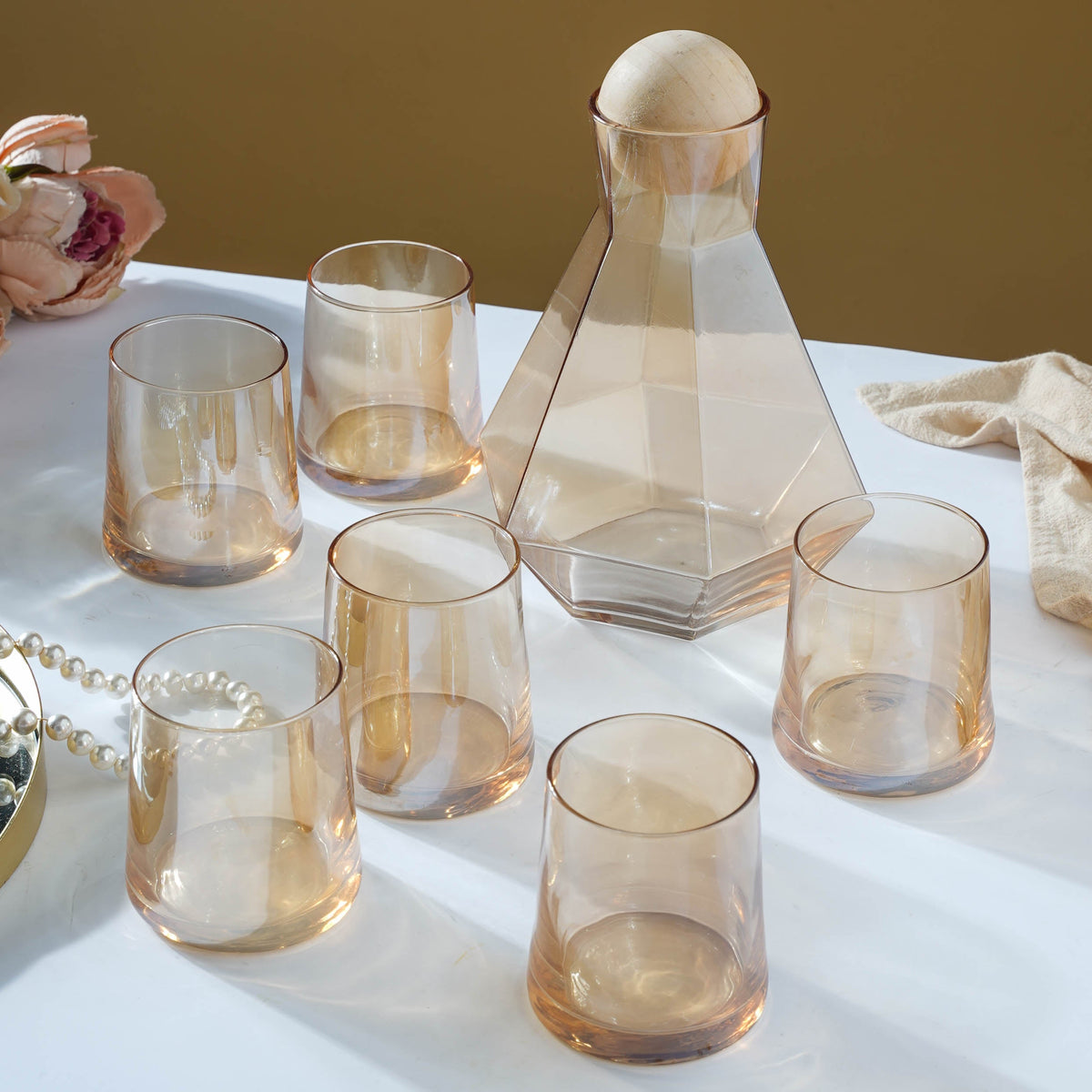Amber Drinkware Set Nestasia