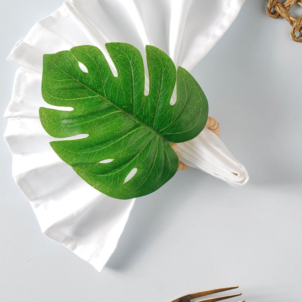 Monstera Leaf Napkin Ring Nestasia
