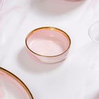 Pink Marble 26 Piece Dinnerware For 6 Nestasia