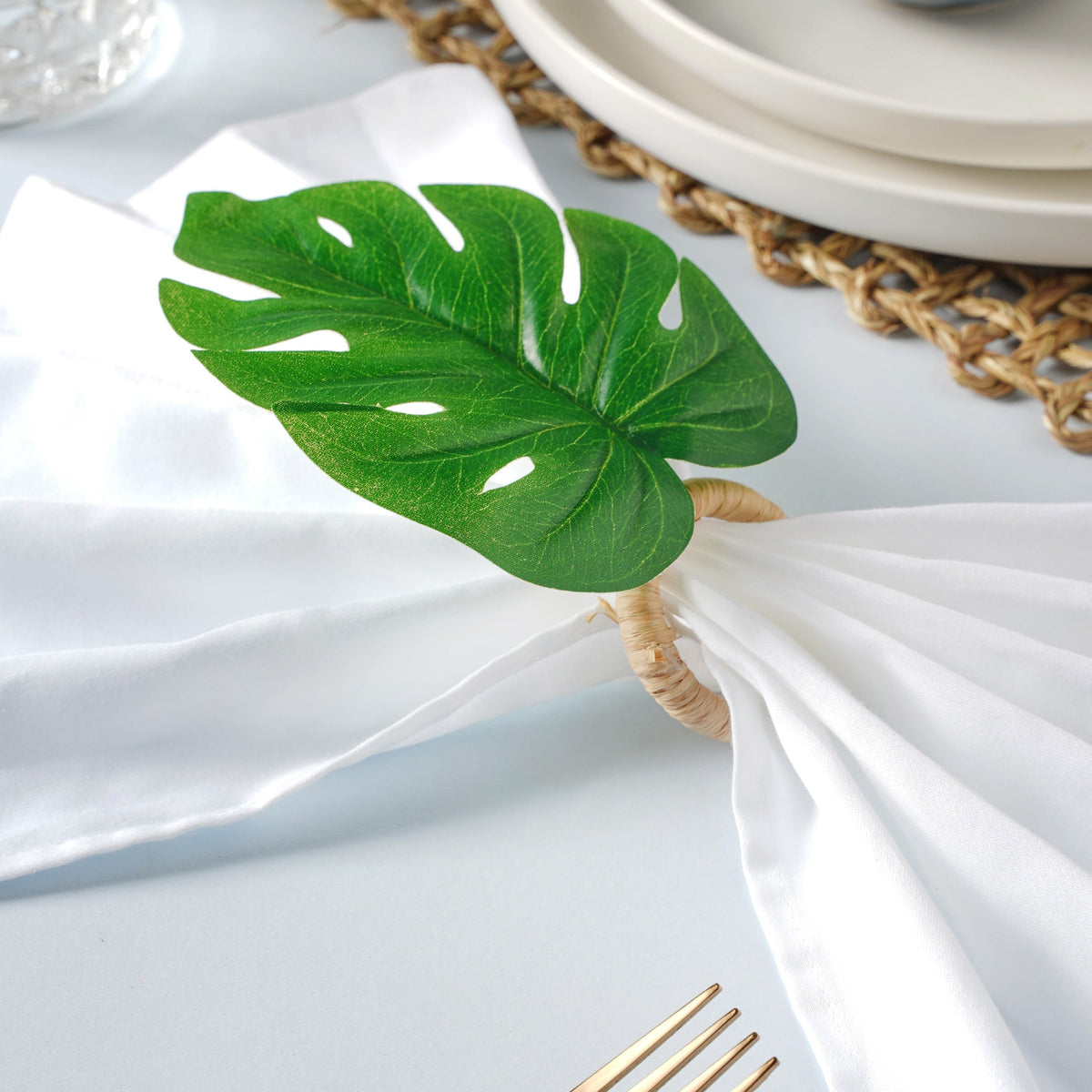 Monstera Leaf Napkin Ring Nestasia