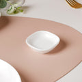 Serena Lily White Ceramic Square Dip Dish 10 ml Nestasia