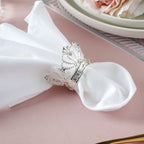 Vintage Silver Crown Napkin Ring Nestasia