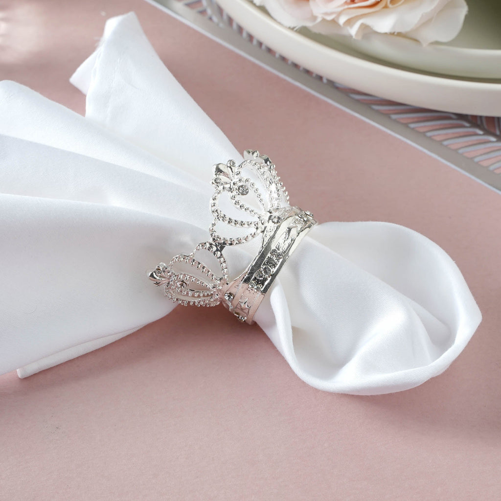 Vintage Silver Crown Napkin Ring Nestasia