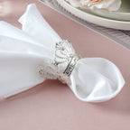 Vintage Silver Crown Napkin Ring Nestasia
