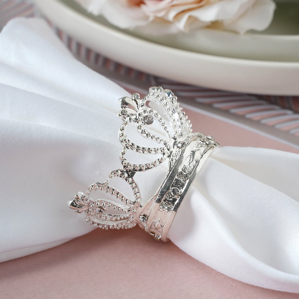 Vintage Silver Crown Napkin Ring Nestasia