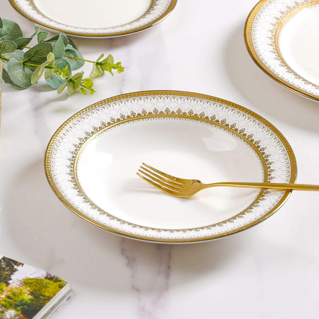 Aurelea 33 Piece Dinnerware For 6 Nestasia