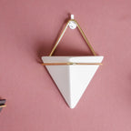 Triangular Ceramic Wall Planter Small Nestasia