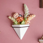 Triangular Ceramic Wall Planter Small Nestasia