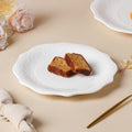 Serena Pearly White Snack Plate 8.5 Inch Nestasia