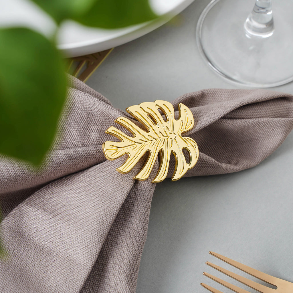Gold Leaf Napkin Ring Nestasia