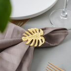 Gold Leaf Napkin Ring Nestasia