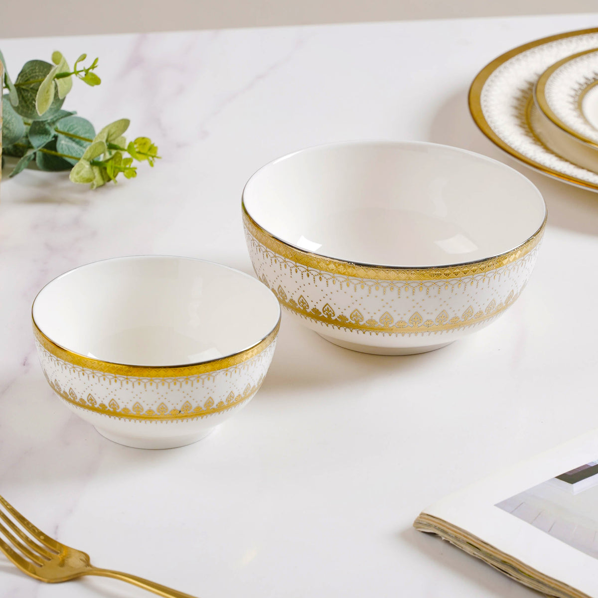 Aurelea Festive 27 Piece Dinner Set For 6 Nestasia