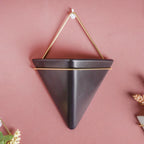 Triangular Ceramic Pot with Holder Large Nestasia
