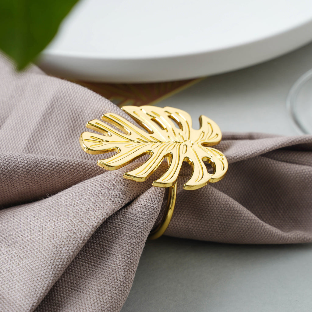 Gold Leaf Napkin Ring Nestasia