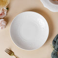 Serena Lily White Dinner Plate 9 Inch Nestasia